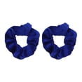 thumbnail image 1 of Velvet Solid Scrunchies - Set of 2-Royal, 1 of 5