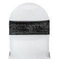 thumbnail image 1 of Velvet Spandex Chair Bands Black, 1 of 2