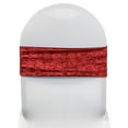 thumbnail image 1 of Velvet Spandex Chair Bands Red, 1 of 2