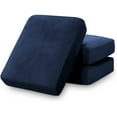 thumbnail image 1 of Velvet Stretch Couch Cushion Cover Plush Cushion Slipcover for Chair Sofa Cushion Furniture Protector Seat Cushion Sofa Cover Set of 3, 1 of 9