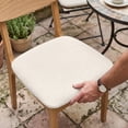 thumbnail image 1 of Velvet Stretch Dining Chair Seat Covers Elastic Cushion Slipcovers,C, 1 of 6