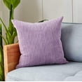 thumbnail image 1 of Velvet Stripe Throw Pillow (With Insert) 4 size options, 1 of 3