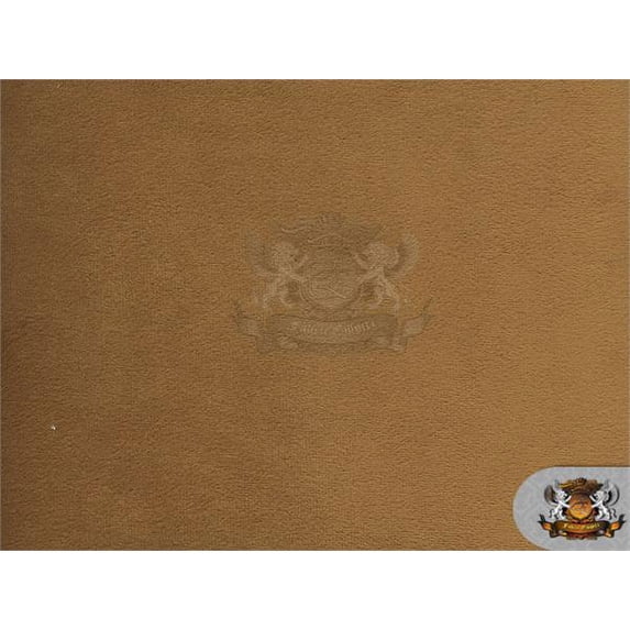 Velvet Suede Cotton Backing Drape Upholstery BELLA Fabric 04 COGNAC / 58" Wide / Sold by the yard