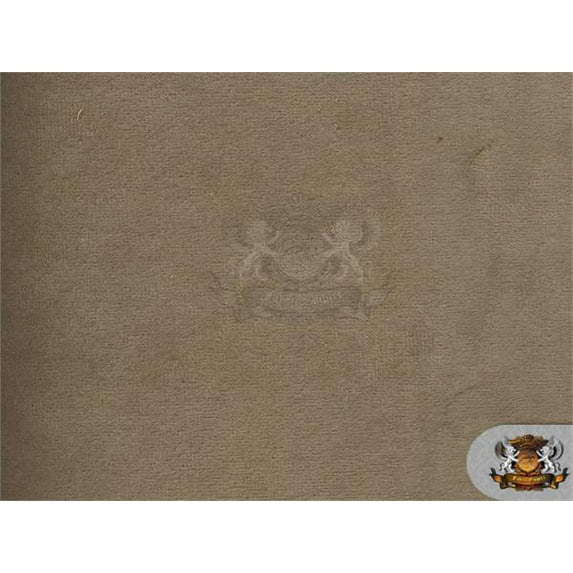 Velvet Suede Cotton Backing Drape Upholstery BELLA Fabric 27 COCOA / 58" Wide / Sold by the yard