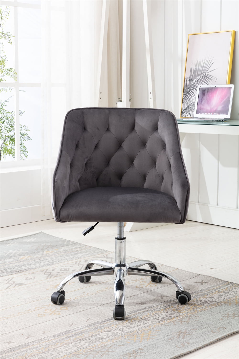 https://i5.walmartimages.com/seo/Velvet-Swivel-Office-Chair-Modern-Computer-Desk-Chair-Metal-Star-Base-Wheels-Fabric-Upholstered-Tufted-Armchair-360-Height-Adjustable-Pretty-Vanity-L_ee6f0586-a676-4ddc-b2a5-4b2945c7661b.865ef6a876e3937d0f6aa7119d5ae9d0.jpeg