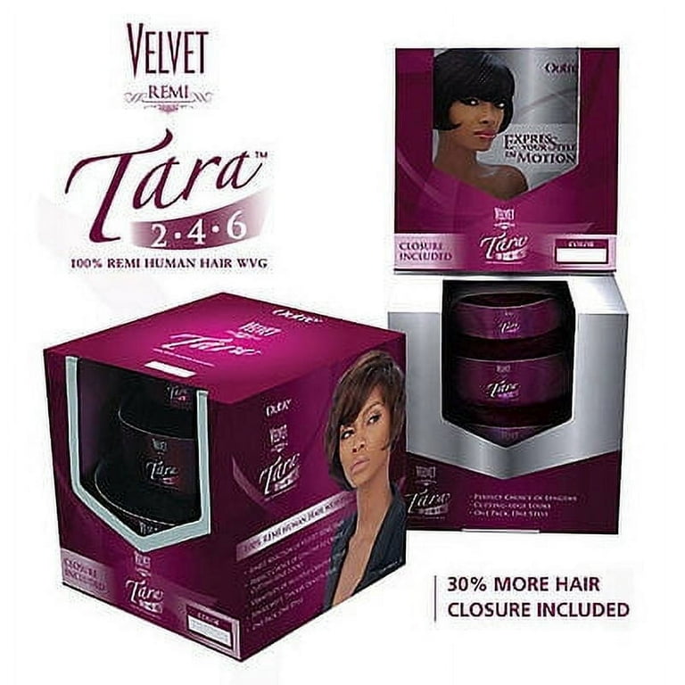 Velvet Tara 2 4 6 Human Remi Hair Weave By Outre Color DR27