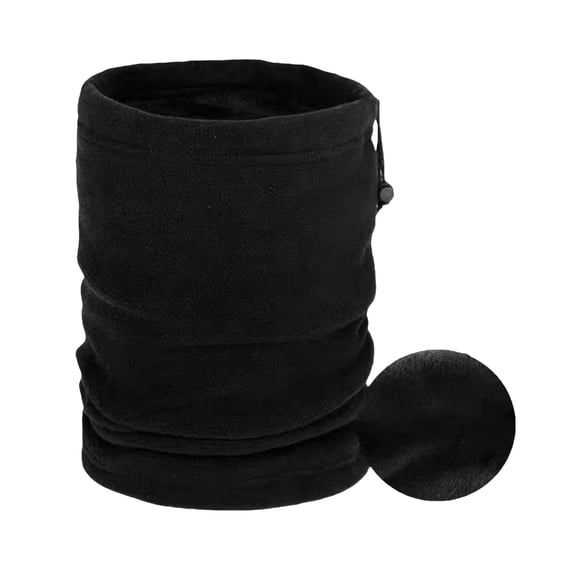 Velvet Thickened Neck Warmer Windproof Cold Proof Outdoor Scarf Winter Thermal Fleece Collar