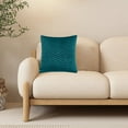 thumbnail image 1 of Velvet Throw Pillow 1 Pack - Decorative Cushion for Sofa Couch Bedroom - Soft Plush Square Pillow for Living Room Bedside Office Lumbar Support, 1 of 6