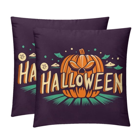 Velvet Throw Pillow Covers Inserts with Unique Patterns - Set of 2 Chair Pillow Covers - Available in 16x16, 18x18, 20x20 Inches for All Occasions