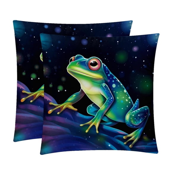 Velvet Throw Pillow Covers Set of 2 with Unique Patterns for Bed, Chair Pillow Covers - Available in 16x16, 18x18, 20x20 Inchesfor Various Occasions