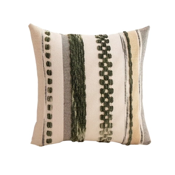 Velvet Throw Pillow Covers Striped Rectangular 18x18In Unbiased-Colored Sofa Pillowcases Black Velvet Pillow Covers