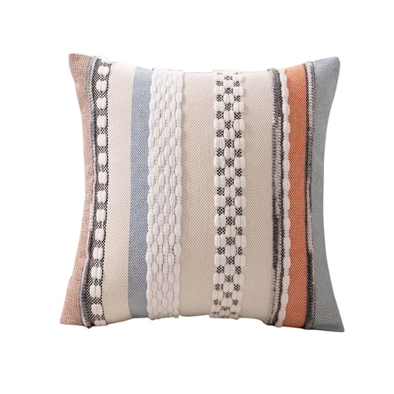 Velvet Throw Pillow Covers Striped Rectangular 18x18In Unbiased-Colored Sofa Pillowcases Black Velvet Pillow Covers