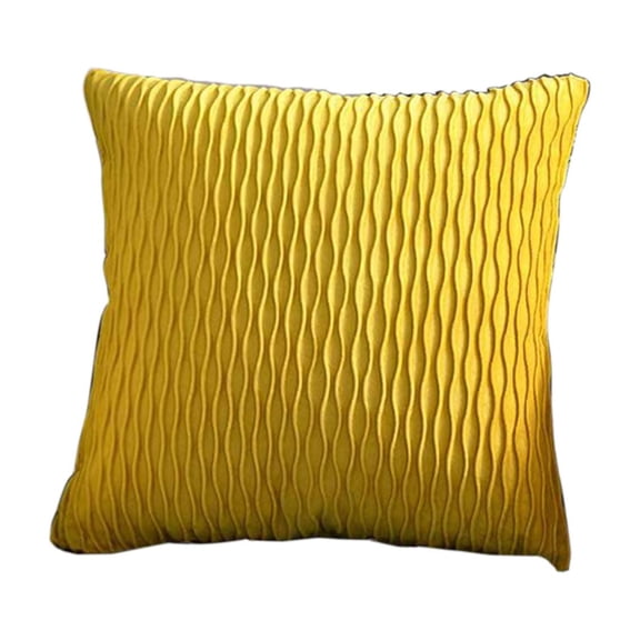 Velvet Throw Pillows,Decorative Throw Pillows for Couch 18x18,Bohu Throw Pillows for Sofa,Pillow Case Striped Velvet Upholstered Sofa Living Room Bedroom