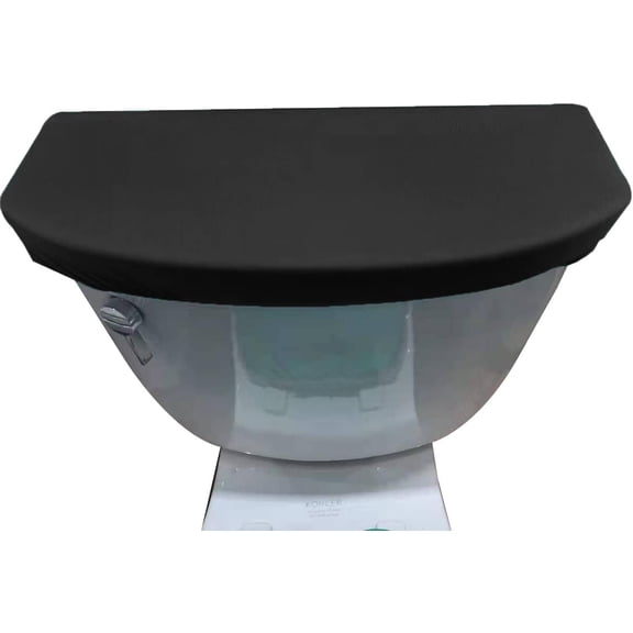 Velvet Toilet Tank Lid Cover Fabric Cover for A Lid Toilet Tank Burgundy