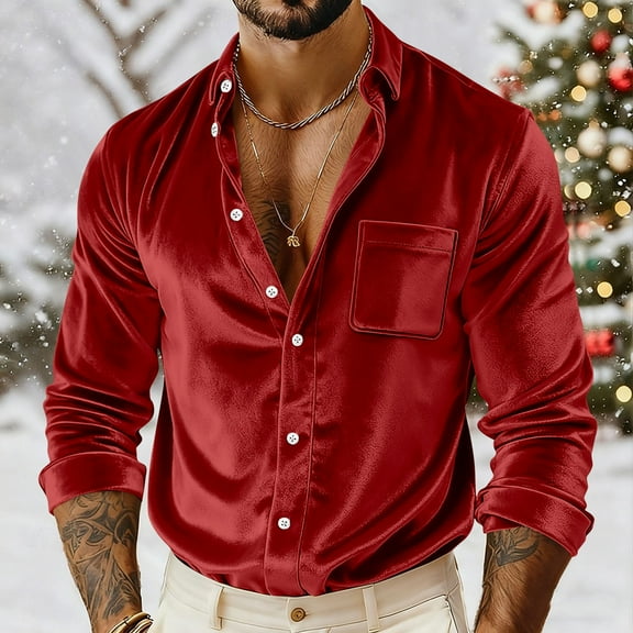 Velvet Tops for Women Oversized Business Shirt Loose Fit Cardigans Button Down Lapel Blouse