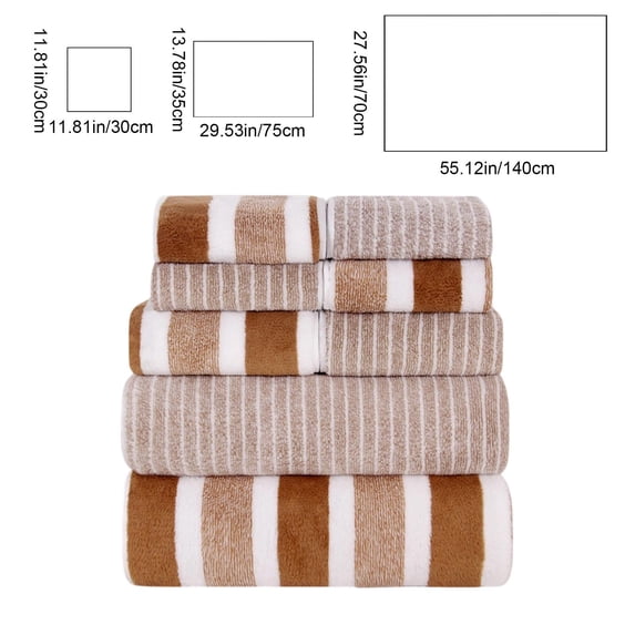 Velvet Towel Set Velvet Towel Set 8 Piece Absorbent Bath Towels Hand Towels Washcloths Soft Luxurious Bathroom Linens Quick Dry Durable 8 Piece Bath Towel Set