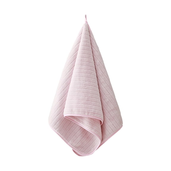 Velvet Towel for Adult Daily Use At Home Absorbent Dry Hair Towel That Does Not Hair Beach Towel Strip Patterned Bath Towel