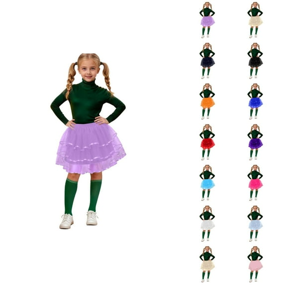 Velvet Tulle Stage Dress for Girls – Solid Multi-Layer Performance Gown Ages 3-14, Elegant Formal Wear, Luxe Upgrade from Pink Dress for Girls Simplicity