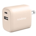 thumbnail image 1 of Velvet USB C Wall Charger Block 20W PD, Liquipel Powertek Type C Fast Charging Cube, Phone Wall Power Adapter with Foldable Plug, Compatible with iPhone, iPad, iWatch, Galaxy, Android, Pixel, Tablet, 1 of 7