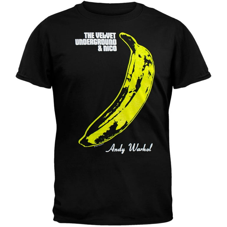 Velvet Underground Men s Banana Short Sleeve T Shirt Walmart