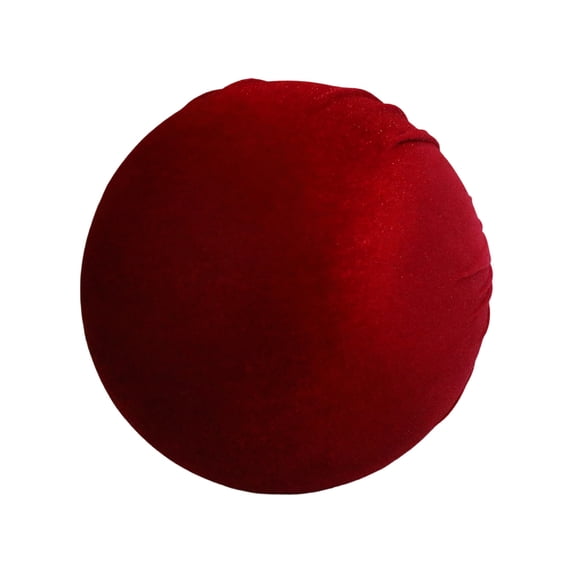 Velvet Wine Red Christmas Ball Ornament Extra Large Size 20cm for Tree and Holiday Decor