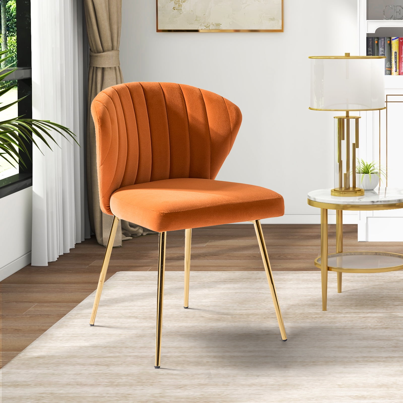 Orange accent 2024 chair walmart