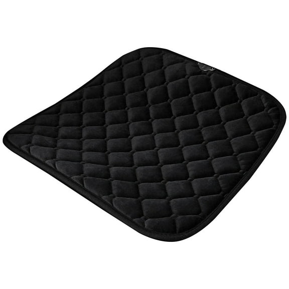 Velvet Winter Car Seat Cushion – Front Driver Seat Pad for SUV, Truck, Sedan, Bottom Seat Cover, Comfort with Non-Slip Design, Easy Installation for Home & Vehicle, Black