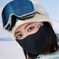 thumbnail image 1 of Velvet Winter Ski Mask for Men and Women, Warm Fleece Face Cover, Windproof and Sun Protection for Outdoor Sports,Multiple color options, 1 of 5