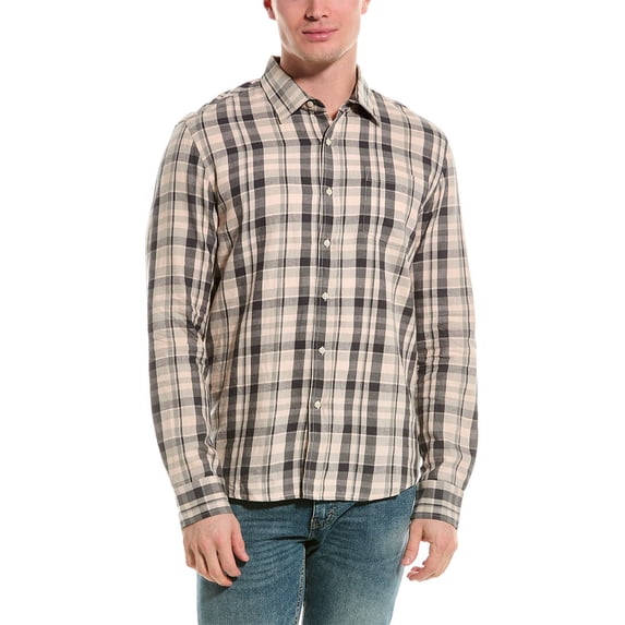 Velvet by Graham & Spencer mens Leonard Shirt, XL, Pink