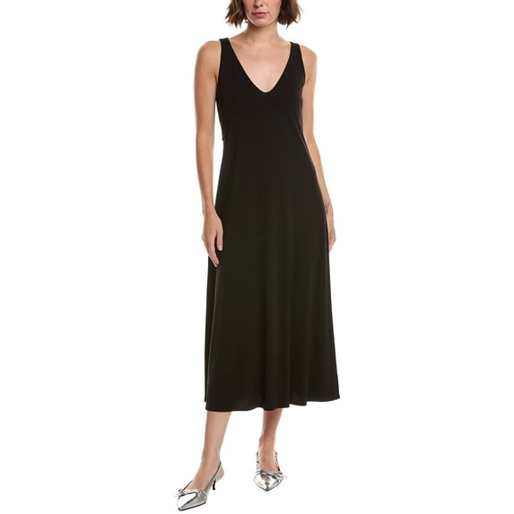 Velvet by Graham & Spencer womens Hayes Midi Dress, m, Black