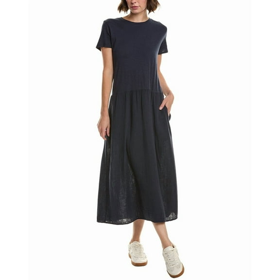 Velvet by Graham & Spencer womens  Itza Midi Dress, xs, Blue