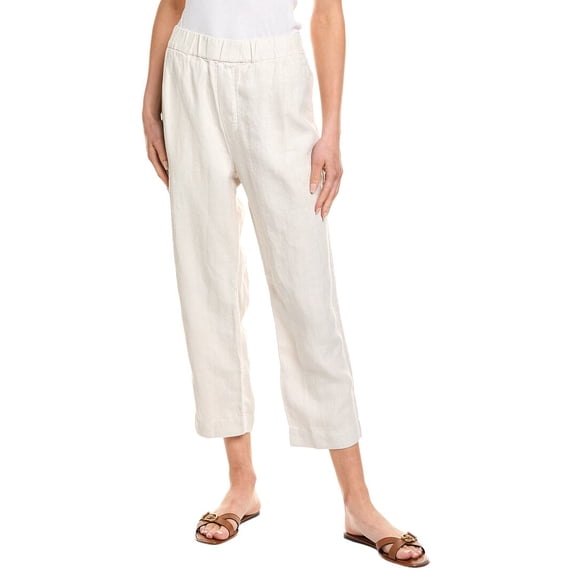 Velvet by Graham & Spencer womens Jessie Linen Pant, XL, Beige