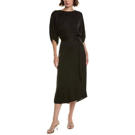 Velvet by Graham & Spencer womens  Laurel Midi Dress, m, Black