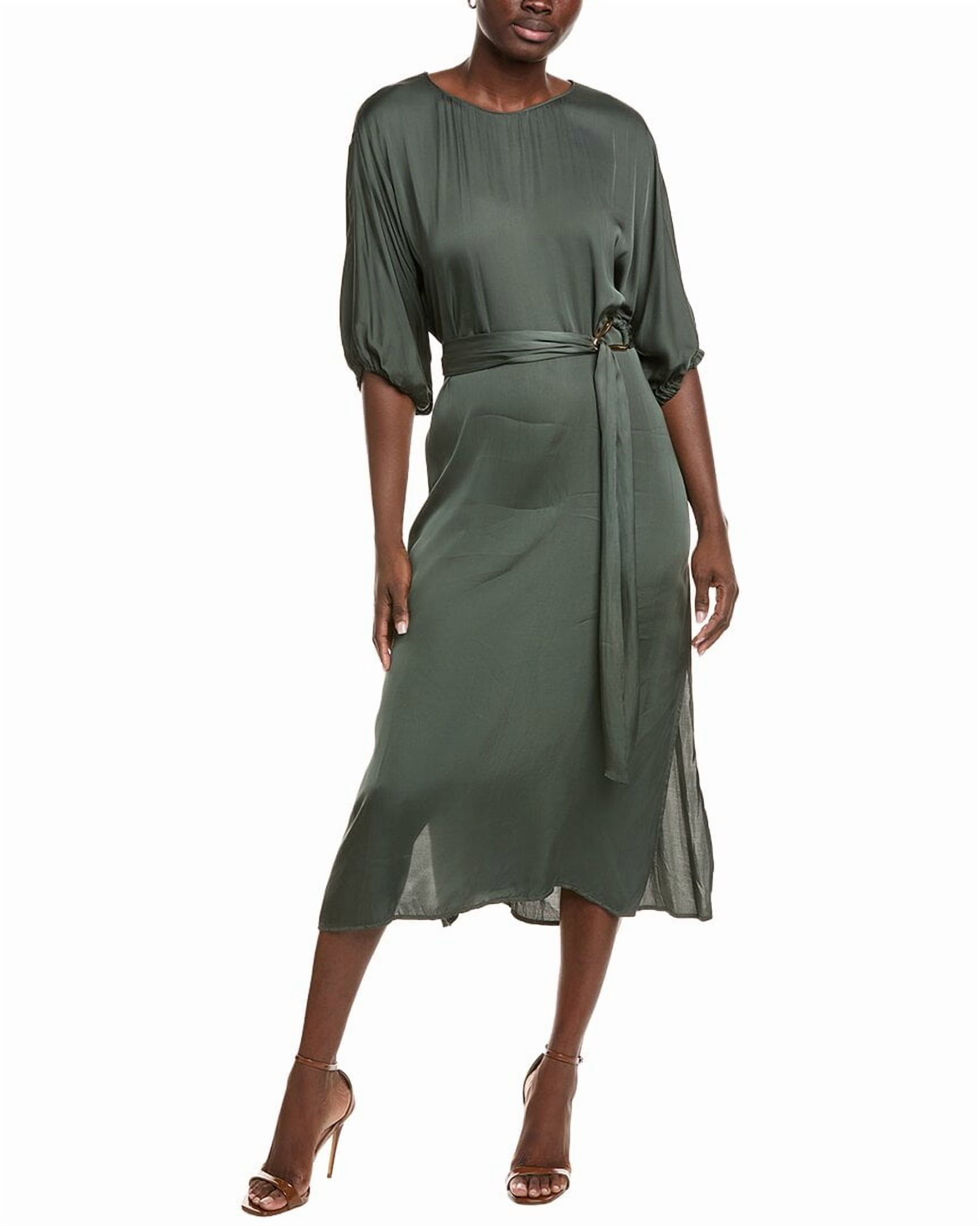 Velvet by Graham & Spencer womens Laurel Midi Dress, s, Green - Walmart.com