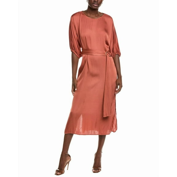 Velvet by Graham & Spencer womens  Laurel Midi Dress, xs, Red