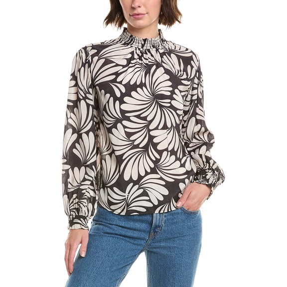 Velvet by Graham & Spencer womens  Leonie Top, xs, Black