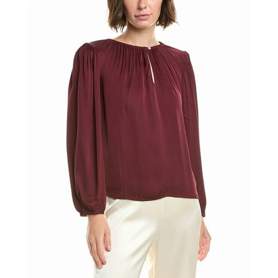 Velvet by Graham & Spencer womens Riona Top, l, Red