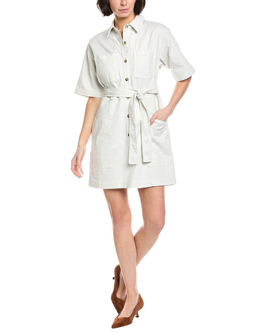 white mini flowy dress Demelza Halter Mini Dress