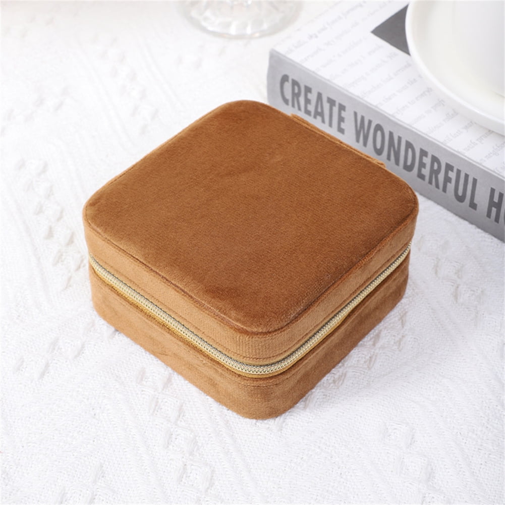 Velvet jewelry Organizer box Simple Jewelry Organizer Box for Women