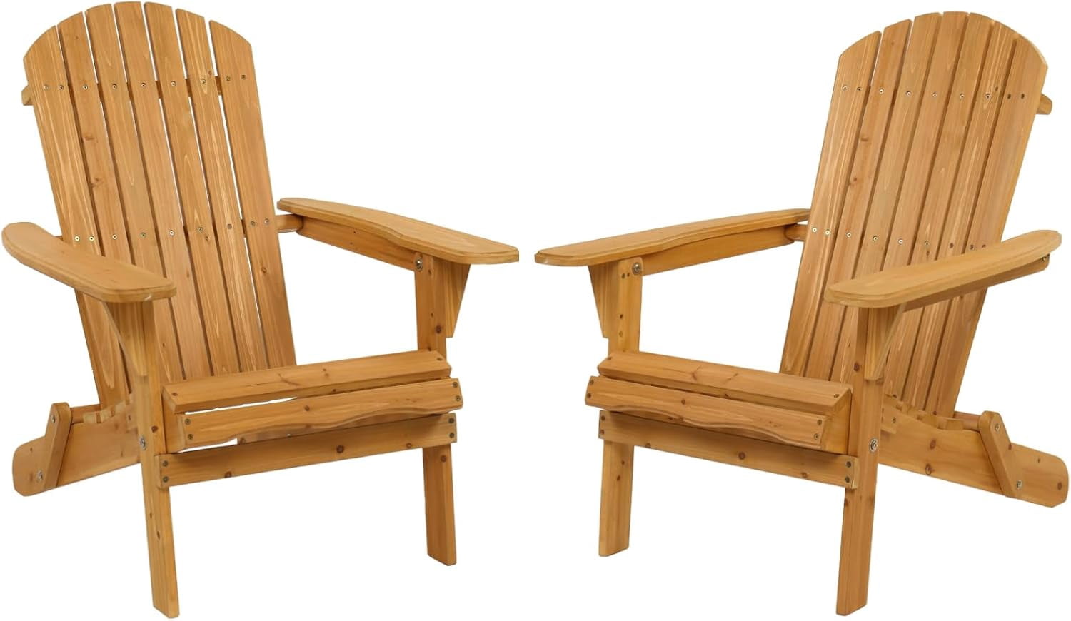 Costway 4 Pcs Eucalyptus Adirondack Chair Foldable Outdoor Wood Lounger Chair Natural Costway 4 Pcs Eucalyptus Adirondack Chair Foldable Outdoor Wood Lounger Chair Natural
