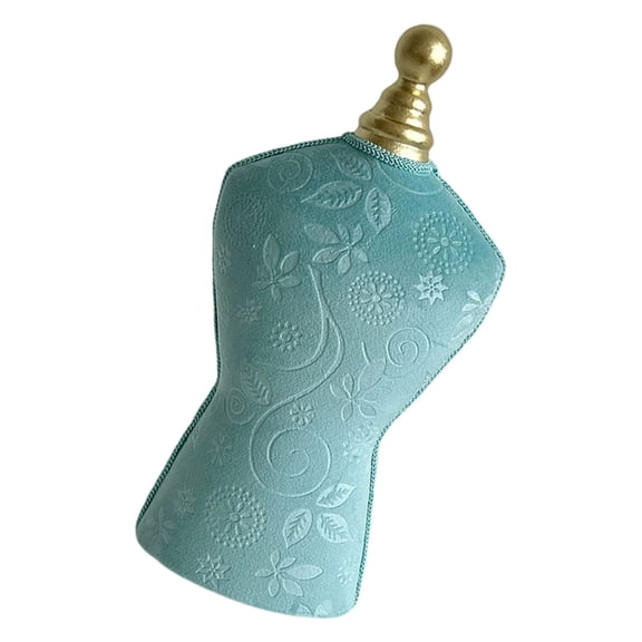 Velvets Jewelry Bust Stand for Necklace Exhibition 18x34.5cm Retail Display Unit