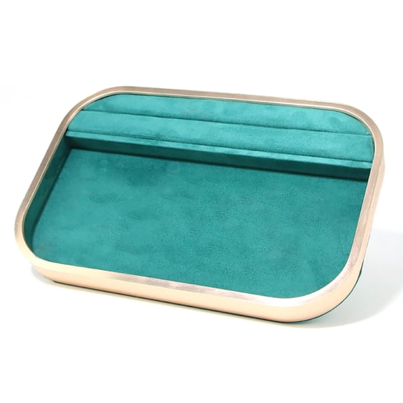 Velvets Jewelry Display Tray Stackable Necklace Organizers Jewelry Case for Rings