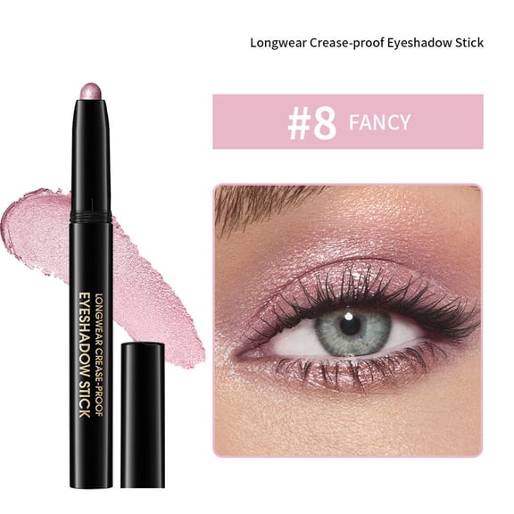 Velvety Cream Eyeshadow Stick Easy Application No Caking, Long Lasting Wear for All Day Comfort, Beginner Friendly Formula with Retractable Stick Design