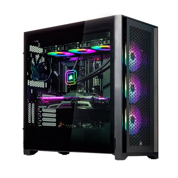 Velztorm Aciex 14th Gen Gaming Desktop PC (Intel i9-14900K 24-Core, Radeon RX 6800 XT, 32GB DDR5, 512GB PCIe SSD + 2TB HDD, Wifi, Win 11 Pro)