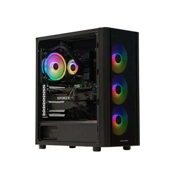 Velztorm Archux Custom Built Gaming Desktop PC (AMD Ryzen 7 - 3700X 8-Core, 32GB RAM, 512GB m.2 SATA SSD + 2TB HDD (3.5), NVIDIA GeForce RTX 3060 Ti, 4xUSB 3.1, 1xUSB 3.0, 2xHDMI, Win 10 Pro)