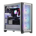 thumbnail image 1 of Velztorm Argentux Custom Built Gaming Desktop PC (Intel i7-11700K 8-Core, 64GB RAM, 1TB PCIe SSD + 3TB HDD (3.5), GeForce RTX 4060, Wifi, Bluetooth, White, Win 11 Pro), 1 of 7