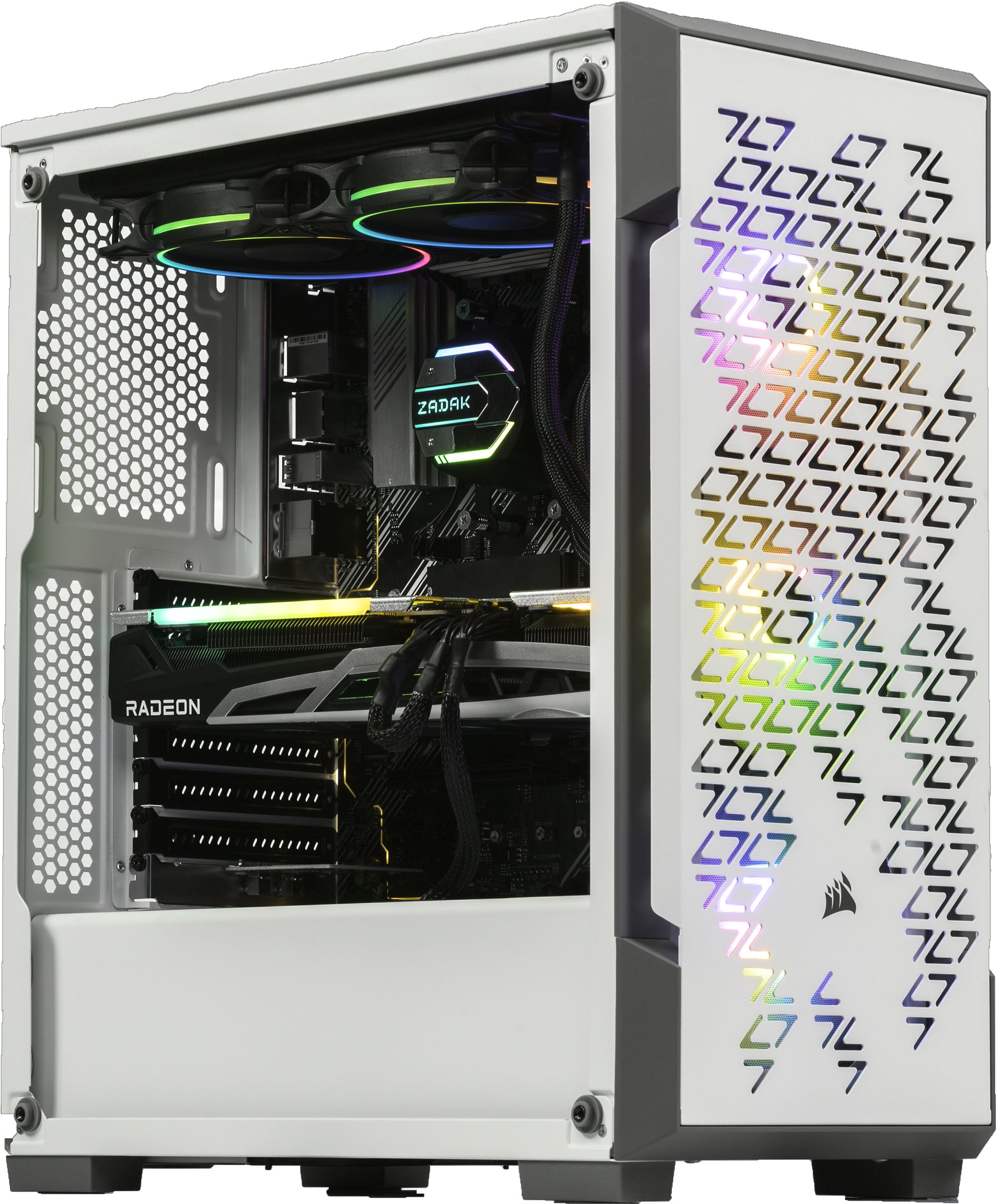 Velztorm Azcia Custom Built Powerful Gaming Desktop PC (AMD Ryzen 7 - 5800X 8-Core, 32GB RAM, 1TB PCIe SSD + 3TB HDD (3.5), Radeon RX 6900 XT, Wifi, 2xUSB 3.1, 4xUSB 3.0, 1xHDMI, Win 10 Pro)