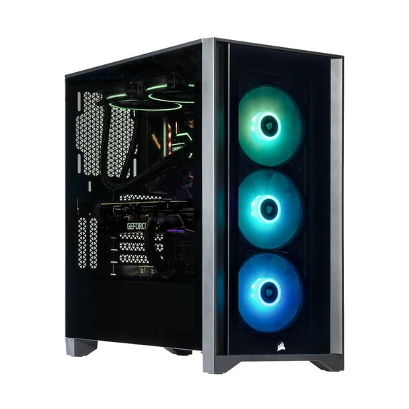 Velztorm Ballizta CTO Gaming Desktop PC Liquid-Cooled(AMD Ryzen 9 - 5950X 16-Core, 128GB DDR4, 1TB m.2 SATA SSD+6TB HDD (3.5), GeForce RTX 3080 10GB, Wifi, 240 mm AIO, RGB Fans,750W PSU, Win10Pro)