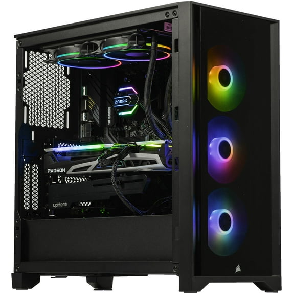 Velztorm Ballizta Custom Built Gaming Desktop PC (AMD Ryzen 9 - 5950X 16-Core, 32GB RAM, 512GB PCIe SSD + 1TB HDD (3.5), Radeon RX 6700 XT, Wifi, 2xUSB 3.2, 1xUSB 3.0, 1xHDMI, Win 10 Pro)