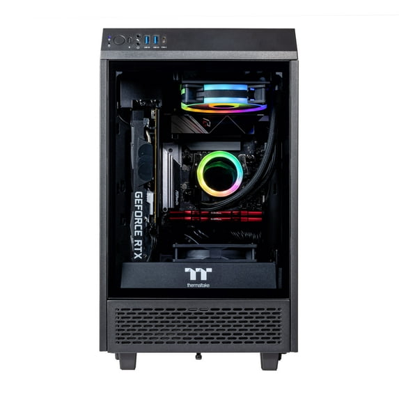 Velztorm Black Vertix Gaming Custom Desktop (AMD Ryzen 9 5900X 12-Core, GeForce GTX 1660 Ti, 16GB RAM, 2TB m.2 SATA SSD + 1TB HDD, Wifi, USB 3.2, HDMI, Bluetooth, Display Port, Win 10 Pro)